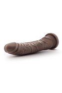 DR. SKIN PLUS 9 INCH POSABLE DILDO CHOCOLATE