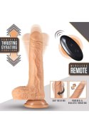 DR. SKIN SILICONE DR. GREY 7 INCH THRUSTING DILDO VANILLA