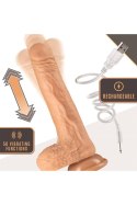 DR. SKIN SILICONE DR. GREY 7 INCH THRUSTING DILDO VANILLA