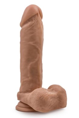 DR. SKIN SILICONE DR. JULIAN 9 INCH DILDO WITH SUCTION CUP MOCHA