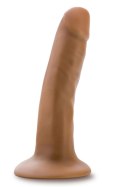 DR. SKIN SILICONE DR. LUCAS 5 INCH DONG WITH SUCTION CUP MOCHA