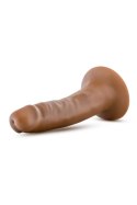 DR. SKIN SILICONE DR. LUCAS 5 INCH DONG WITH SUCTION CUP MOCHA