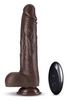 DR. SKIN SILICONE DR. MURPHY 8Â INCH THRUSTING DILDO CHOCOLATE