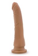 DR. SKIN SILICONE DR. NOAH 8 INCH DONG WITH SUCTION CUP MOCHA