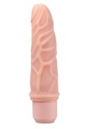 DR. SKIN SILICONE DR. ROBERT 7 INCH VIBRATING DILDO BEIGE