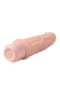 DR. SKIN SILICONE DR. ROBERT 7 INCH VIBRATING DILDO BEIGE