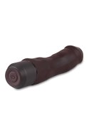 DR. SKIN SILICONE - DR. STEVE 7 INCH VIBRATING DILDO BROWN