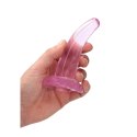 RealRock - Dildo z przyssawką zakrzywione 11,5 cm