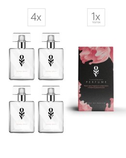 Zestaw Tester + 4 Perfumy Floral-spicy 30 ml