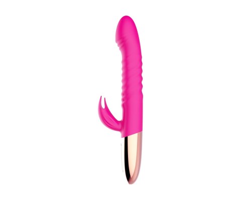 Wibrator - Rechargeable Thrusting Vibrator USB 10 Functions - Heating