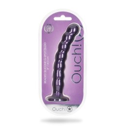 Beaded Silicone G-Spot Dildo - 8'' / 20,5 cm