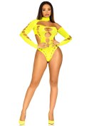 Seamless Thong Back Bodysuit Yellow