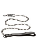 Collar With Chain Leash Black