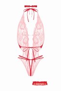 Open crotch Body-Set Renee - Red