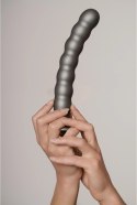 Ouch! - Silikonowe dildo G-Spot z koralikami - 20,5 cm