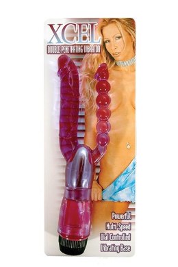 XCEL DOUBLE PENETRATING VIBRATOR PURPLE