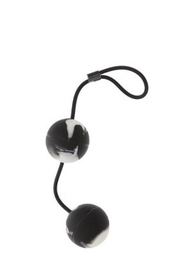 MARBILIZED DUO BALLS - BLACK