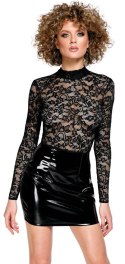 Vinyl Dress Lace L