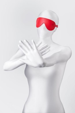 Anonymo mask, PU leather, red, 65 cm