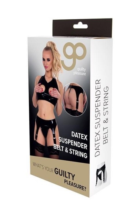 GP DATEX SUSPENDER BELT AND STRING, L