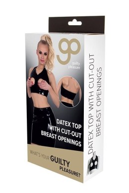 GP DATEX TOP WITH CUT-OUT BREASTS, L