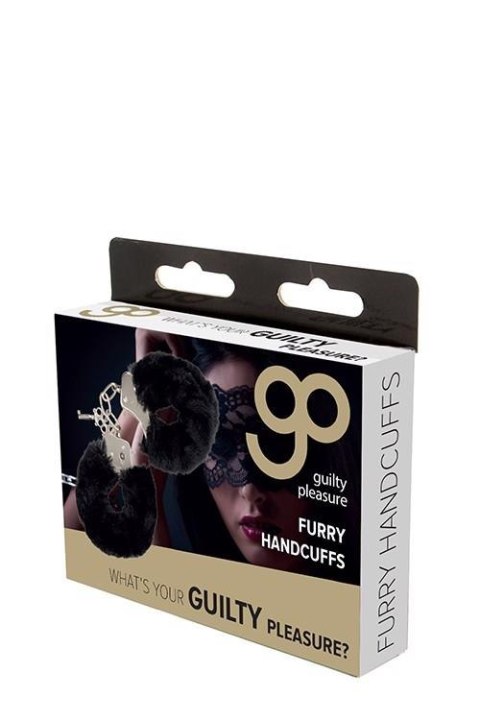 GP FURRY HANDCUFFS BLACK