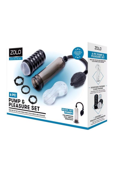 ZOLO 6 PUMP & PLEASURE SET