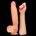 12"" Dual Layered Platinum Silicone Cock