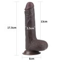 7'' Sliding Skin Dual Layer Dong - Black