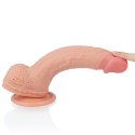 8.5'' Dual layered Platinum Silicone Cock