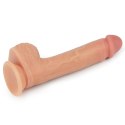 8.5"" Dual layered Silicone Rotating Nature Cock Liam