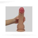 8'' Dual layered Platinum Silicone Cock