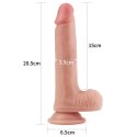 8'' Dual layered Platinum Silicone Cock