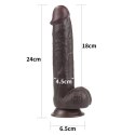 9.0'' Sliding Skin Dual Layer Dong - Black