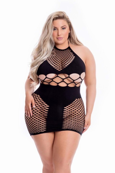 GIRL GONE BAD DRESS BLACK, PLUS SIZE