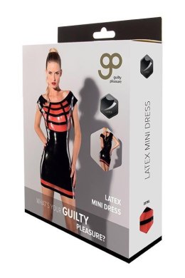 GP LATEX MINI DRESS BLACK, L