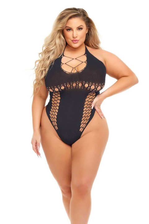 HOT TOO HANDLE BODYSUIT BLACK, QUEEN