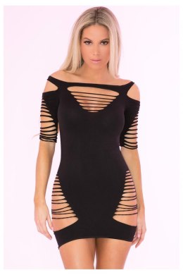 BACK TO BAD SEAMLESS DRESS BLACK, OS