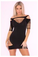 BACK TO BAD SEAMLESS DRESS BLACK, OS