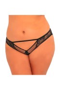 DECONSTRUCTED CROTCHLESS PANTY BLACK, 3XL/4XL