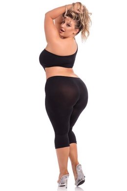 ONE SHOULDER CROPPED CATSUIT BLK, XL/2XL