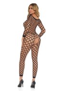 SWIPE RIGHT CROTCHLESS BODYSTOCKING BLACK, OS