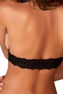 2PC PEARL LACE BRA & G SET BLACK, M/L