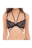 DARE ME 2PC BRA AND PANTY SET BLACK, S/M