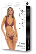 LUREX DREAMS 2PC SET BURGUNDY, S/M