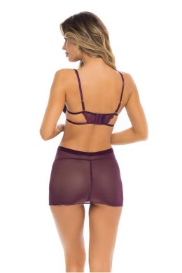 SNEAK PEAK CHEMISE SET PURPLE, M/L