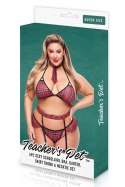 CRISSCROSS SCHOOLGIRL SET, PLUS SIZE