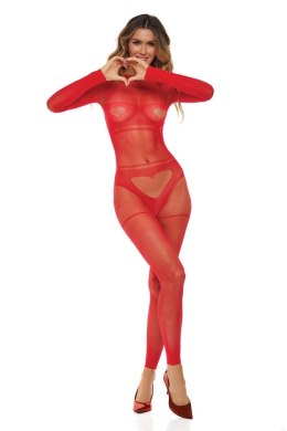 MAD LOVE BODYSTOCKING RED, OS