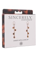 SPORTSHEETS AMBER NIPPLE JEWELRY