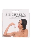 SPORTSHEETS AMBER NIPPLE JEWELRY